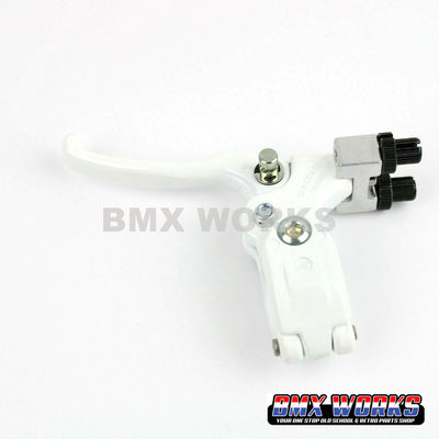Tech-77 Double Pull Right Hand Lever - White