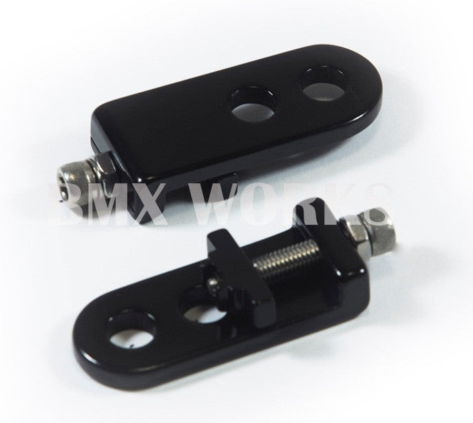 ProBMX Chain Tensioners Suit 3/8" Axles Pair - Black