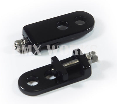 ProBMX Chain Tensioners Suit 3/8" Axles Pair - Black