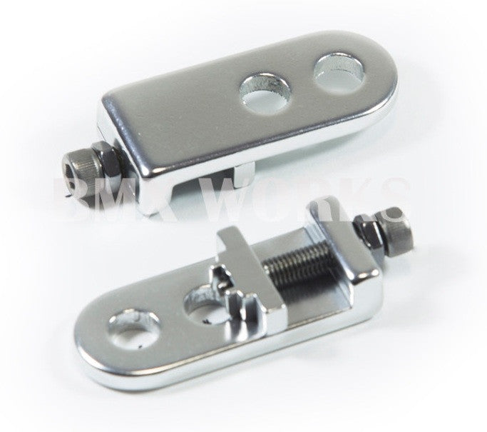 ProBMX Chain Tensioners Suit 3/8" Axles Pair - Silver