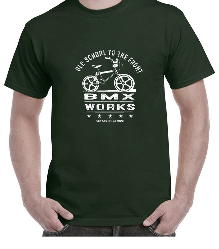 ProBMX Retro Old School T-Shirt - Forest Green