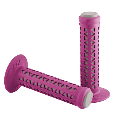AME Unitron Grips - Pink Over White Pair