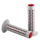 AME Unitron Grips - White Over Red Pair