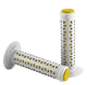 AME Unitron Grips - White Over Yellow Pair