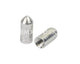 BMX Valve Cap Type #7 - 1 Pair - Silver