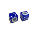 BMX Dice Valve Caps Pairs - Dark Blue - Old School BMX