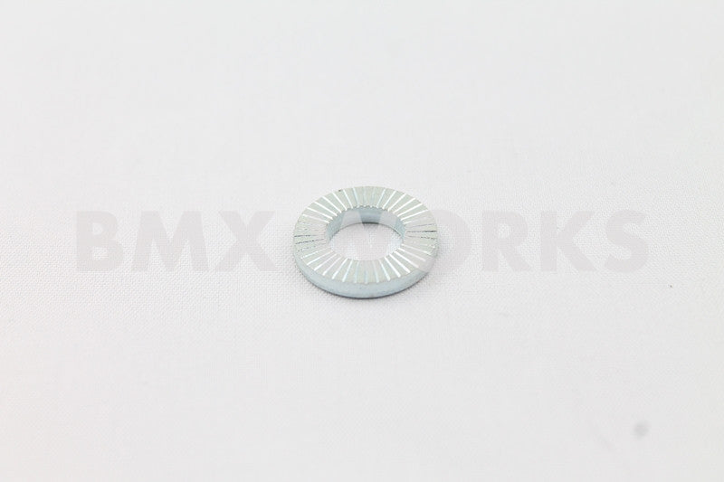 ProBMX Knurled Axle Washer 3/8" Steel - UPC Silver