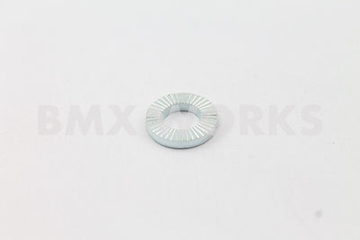 ProBMX Knurled Axle Washer 3/8" Steel - UPC Silver