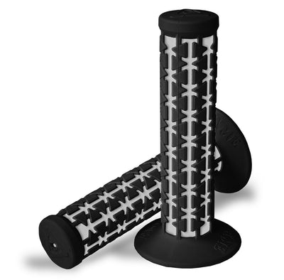 AME Dual Grips - Black Over White Pair