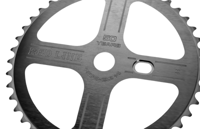 Redline Flight Chainwheel 50th Aniversary 44 Teeth - Silver