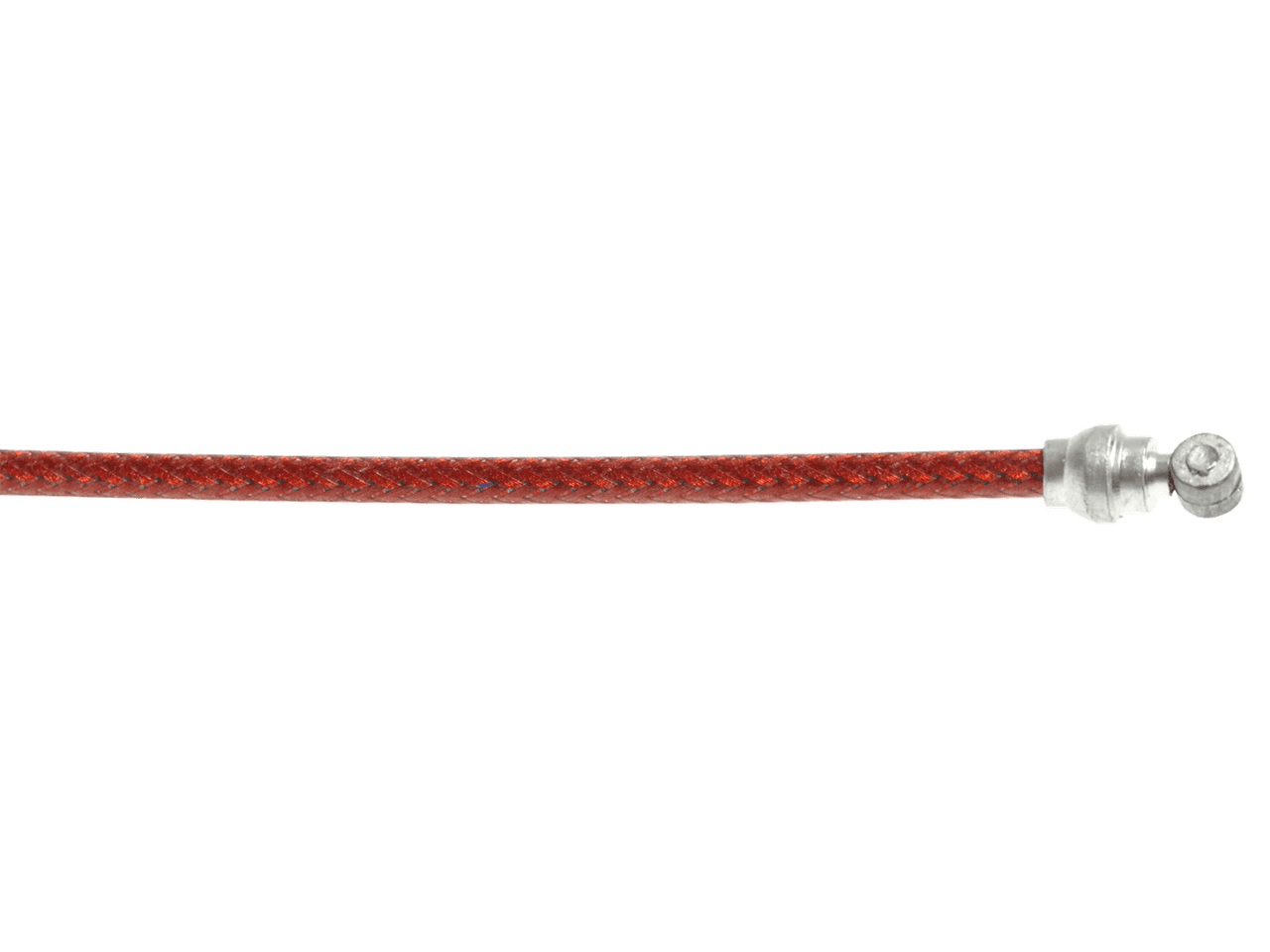 Brake Cable Braided Red 1.6mm x 1500mm