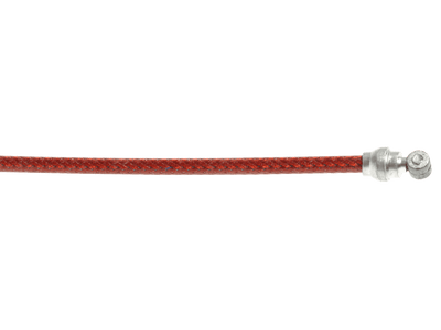 Brake Cable Braided Red 1.6mm x 1500mm