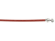 Brake Cable Braided Red 5mm x 1500mm