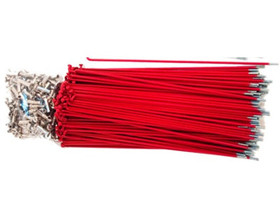 Red Spokes 14g x 187mm Long - Pack of 144