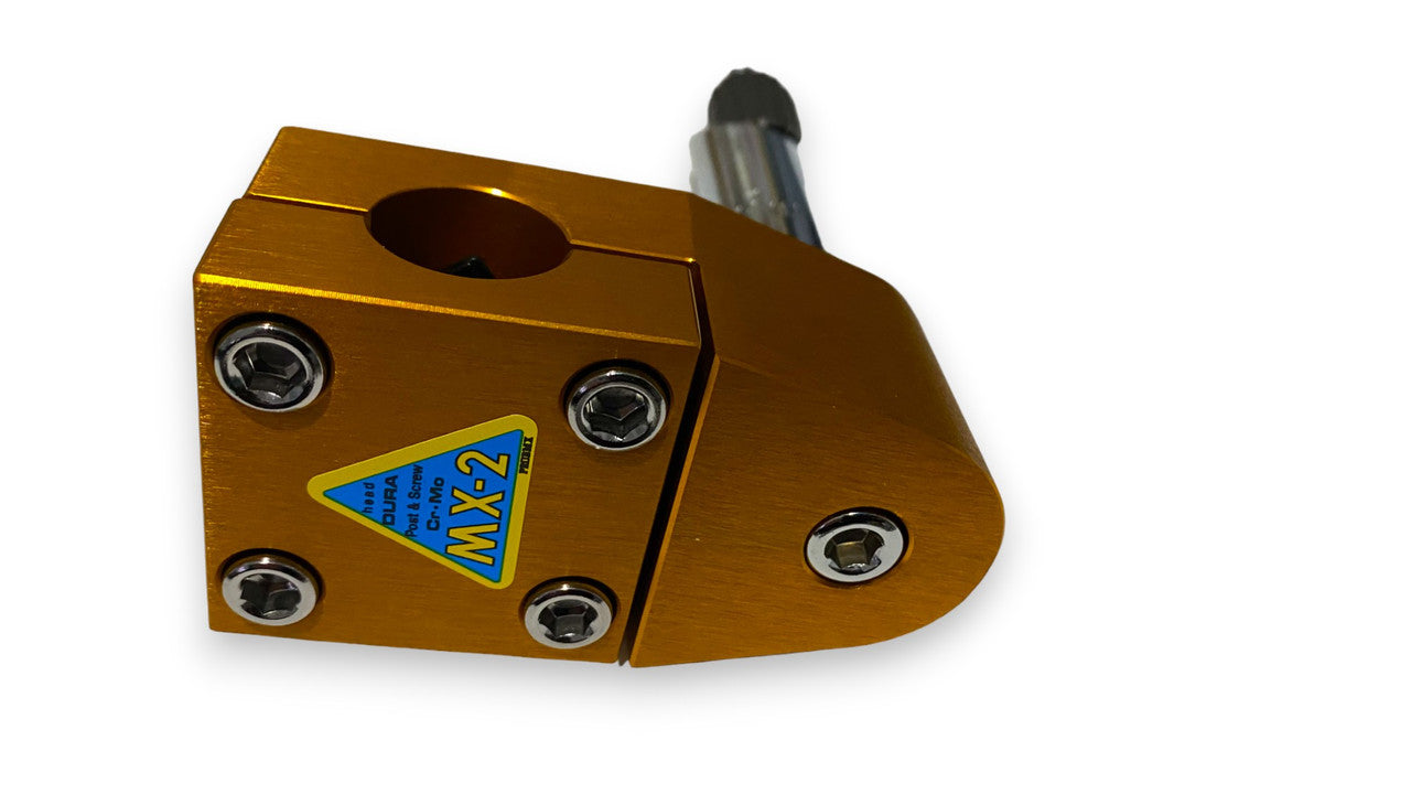 ProBMX  - MX2 Stem - DC Gold - Old School BMX Style