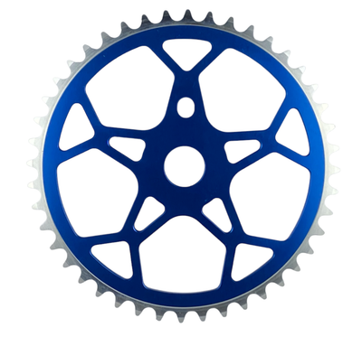 ProBMX Snowflake BMX Chainwheel 44 Teeth - Dark Blue