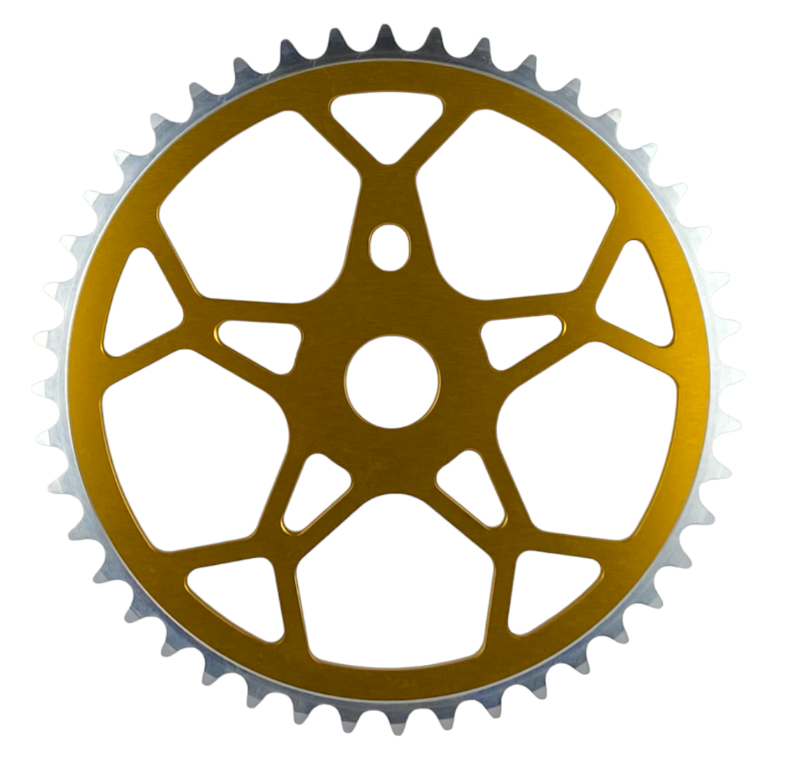 ProBMX Snowflake BMX Chainwheel 44 Teeth - DC Gold