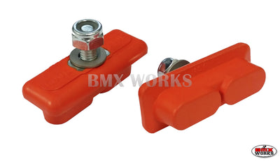 Kool Stop Continental Brake Pads Orange - Sold In Pairs