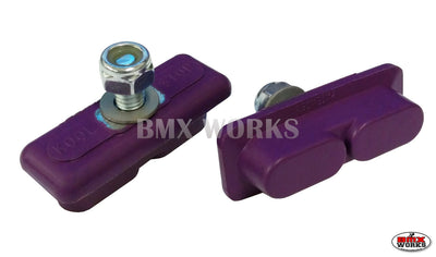 Kool Stop Continental Brake Pads Purple - Sold In Pairs