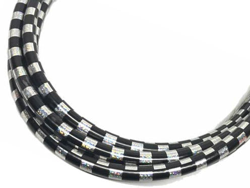 MCS Lightning Brake Cable - Black & Chrome Checker