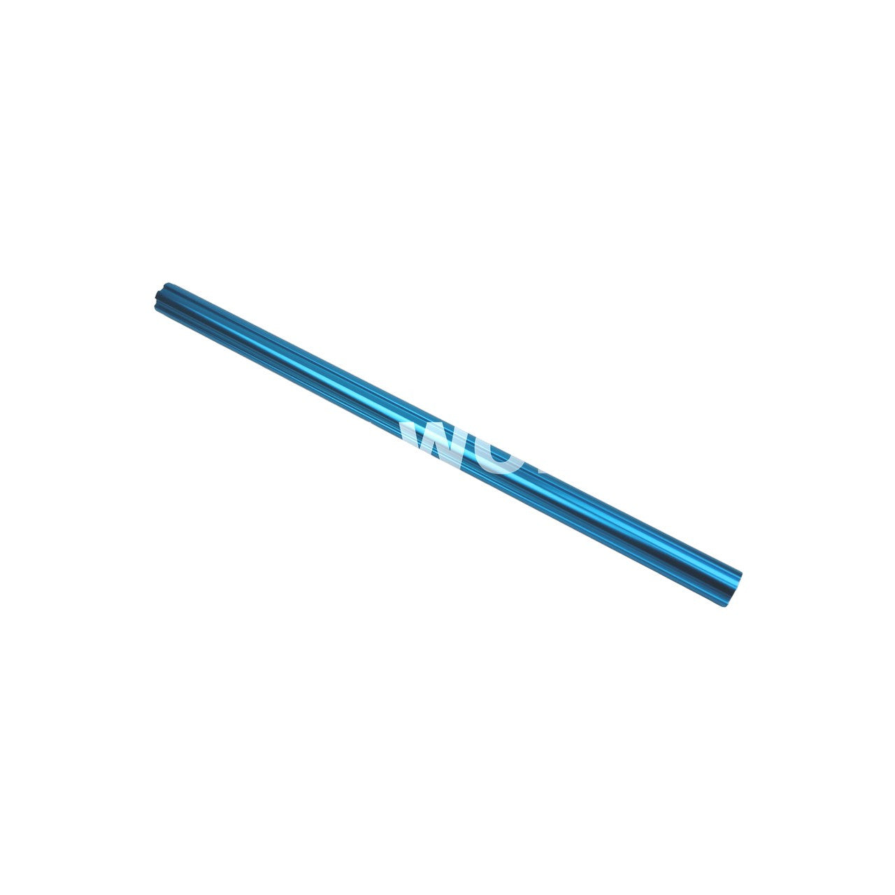 Seat Post Aluminium Fluted Straight 22.2mm x 400mm - Bright Blue