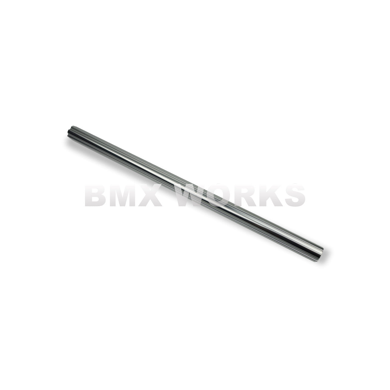 Seat Post Aluminium Fluted Straight 22.2mm x 400mm - Silver