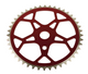 ProBMX Snowflake BMX Chainwheel 44 Teeth - Red