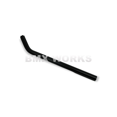Seat Post Aluminium Fluted Layback 22.2mm x 400mm - Black