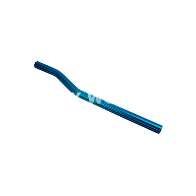 Seat Post Aluminium Fluted Snake 22.2mm x 400mm - Bright Blue