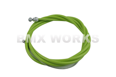 Brake Cable Slick 5mm x 1.6mm x 1500mm - Lime Green