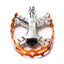 MKS XC-III Bear Trap Pedals 9/16" Pair - Orange