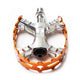 MKS XC-III Bear Trap Pedals 9/16" Pair - Orange