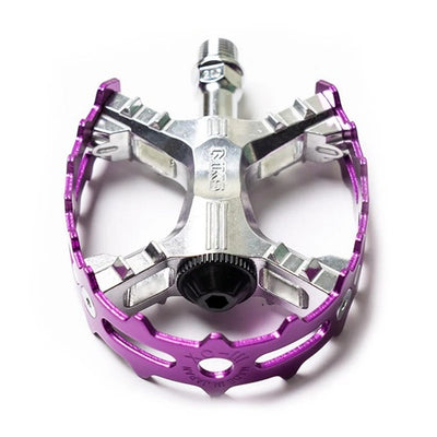 MKS XC-III Bear Trap Pedals 9/16" Pair - Purple