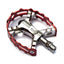 MKS XC-III Bear Trap Pedals 9/16" Pair - Red
