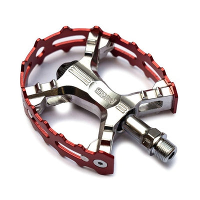 MKS XC-III Bear Trap Pedals 9/16" Pair - Red