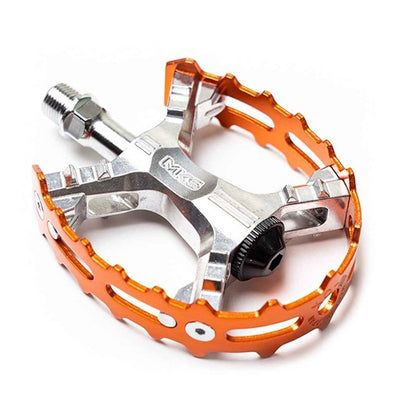 MKS XC-III Bear Trap Pedals 9/16" Pair - Orange