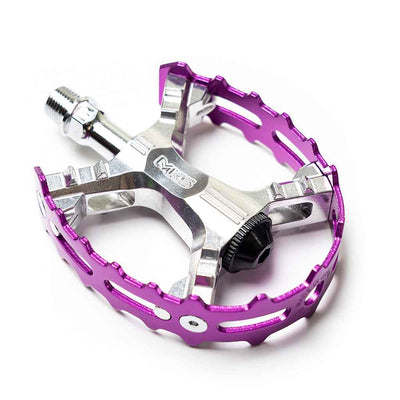 MKS XC-III Bear Trap Pedals 9/16" Pair - Purple