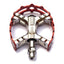 MKS XC-III Bear Trap Pedals 9/16" Pair - Red