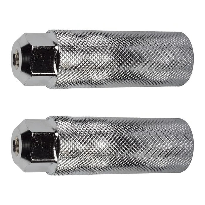 Footpegs Steel - Threaded 3/8" x 26tpi x  32mm x 102mm - Chrome