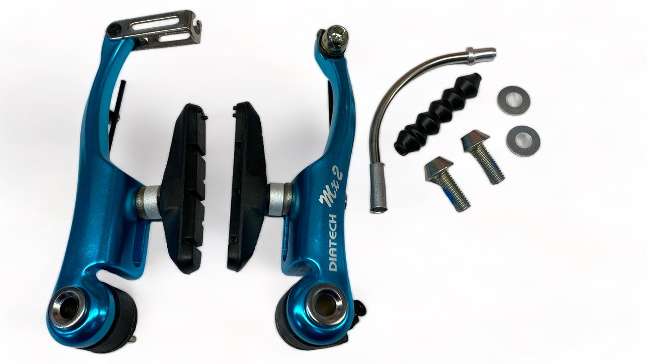 Dia-Compe MX2 V Brake Caliper - Bright Blue