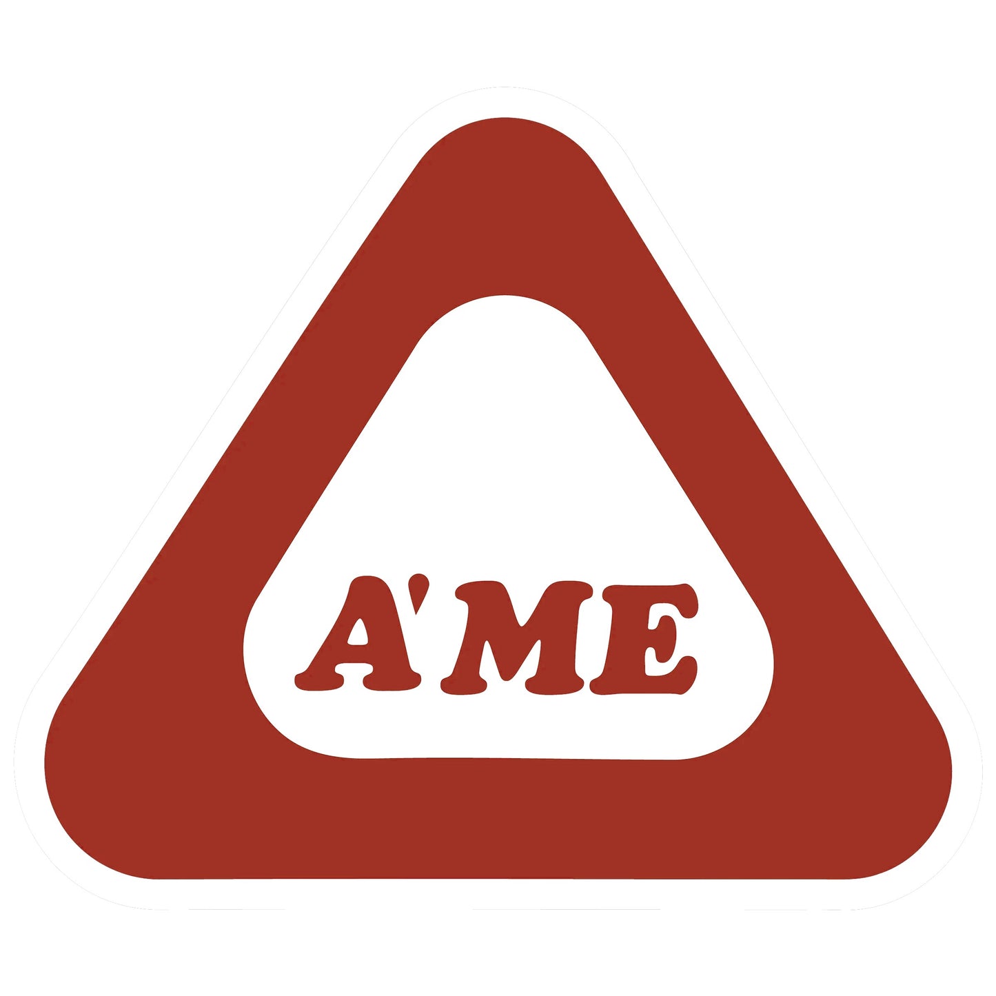 AME Grips Bubble Font Decal - Triangle