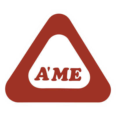 AME Grips Bubble Font Decal - Triangle