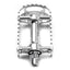 MKS BM-7 Pedals 1/2" - Pair - Silver