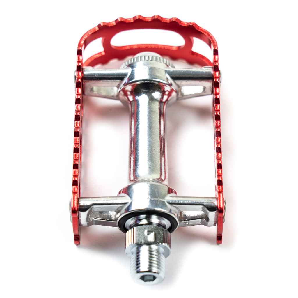 パーツ MKS JAPAN BM-7 Red old school bmx pedal MKS BM-7 1/2 Inch Old School BMX Pedals | Alans BMX