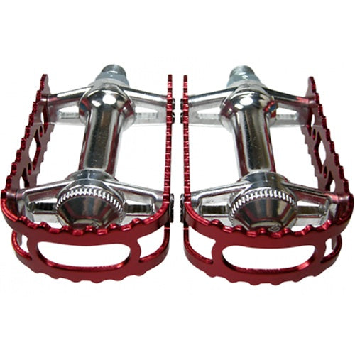 MKS BM-7 Pedals 1/2" - Pair - Red