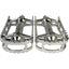 MKS BM-7 Pedals 1/2" - Pair - Silver