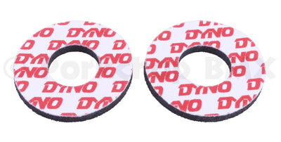 ProBMX Flite Style Dyno White & Red Grip Donuts