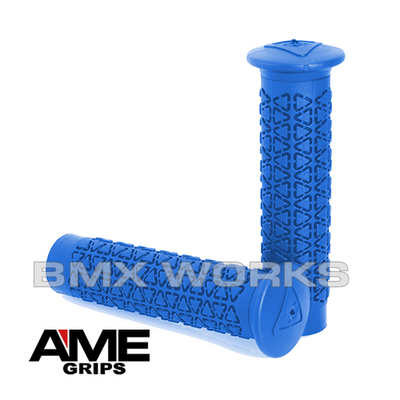 AME Freestyle Round Grips - Blue Pair
