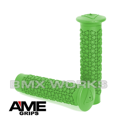 AME Freestyle Round Grips - Green Pair