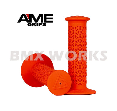 AME Grips Round Fluro Orange Pair